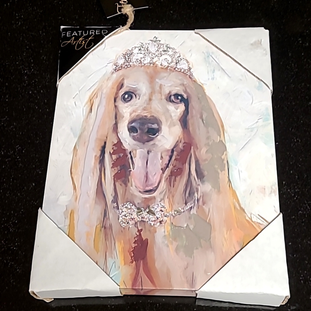 Royalty Dog Canvas Art